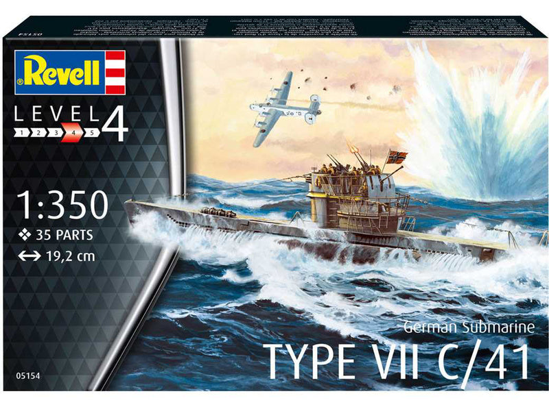 Revell německá ponorka Type VII C/41 (1:350)