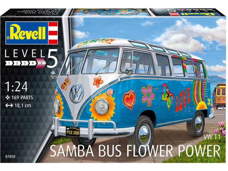 Revell VW T1 Samba Bus Flower Power (1:24)
