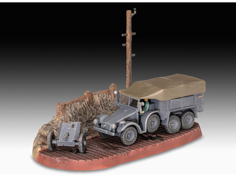 Revell Krupp Protze Kfz 69 with 3.7cm Pak (1:76) (sada)