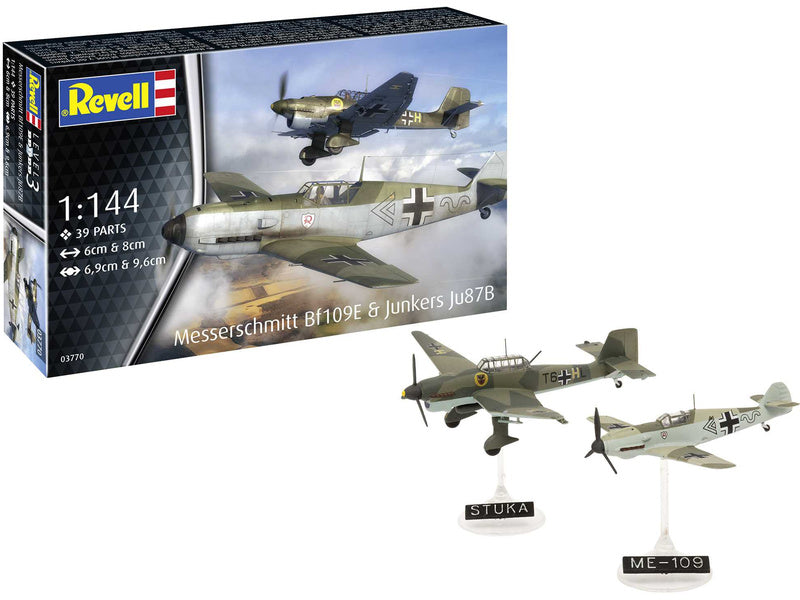 Revell Messerschmitt Bf109E & Ju87B Stuka (1:144) (sada)