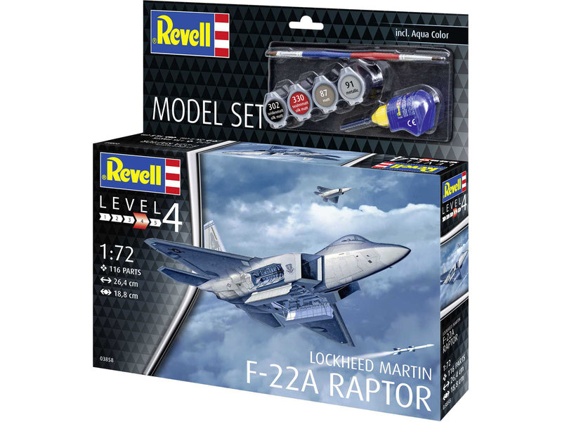 Revell Lockheed Martin F-22A Raptor (1:72) (sada)