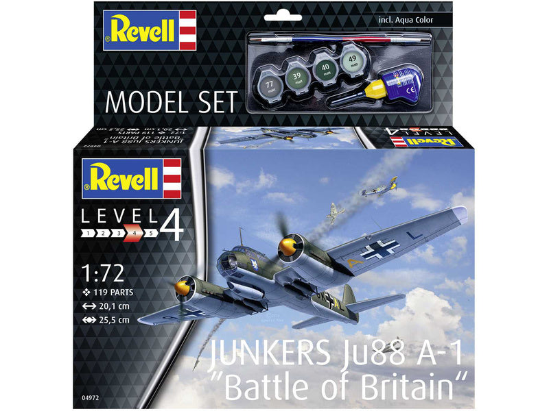 Revell Junkers Ju88 A-1 Bitva o Británii (1:72) (sada)