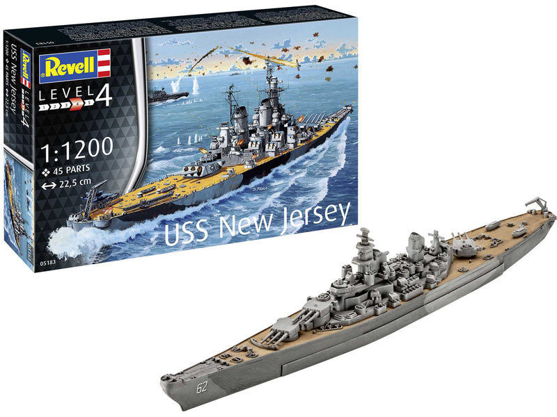 Revell USS New Jersey (1:1200) (sada)