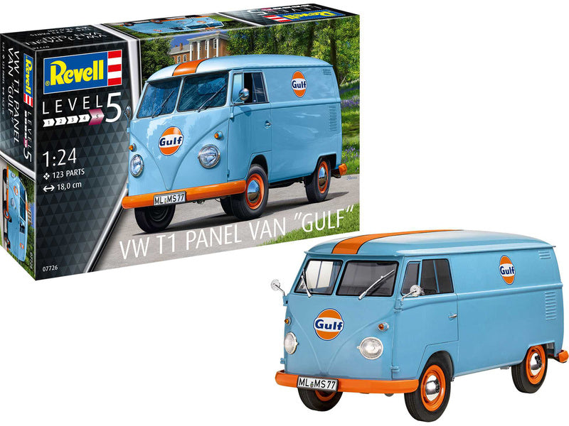 Revell Volswagen T1 Panel Van (Gulf Decoration) (1:24) (sada)