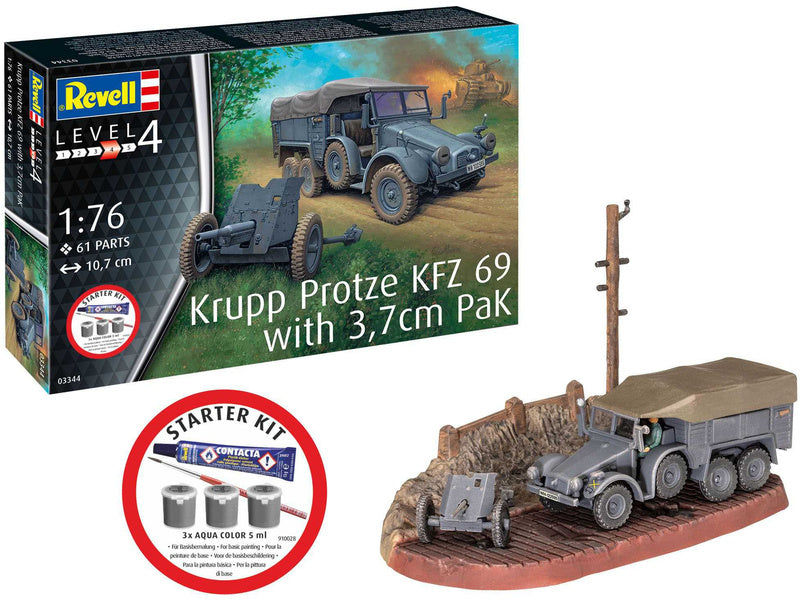 Revell Krupp Protze KFZ 69 with 3,7cm Pak (1:76)