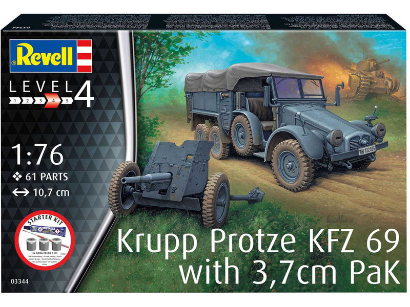 Revell Krupp Protze KFZ 69 with 3,7cm Pak (1:76)