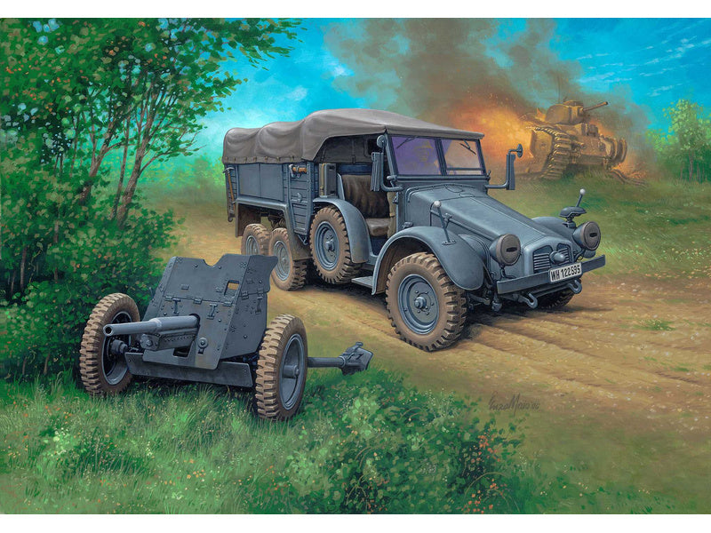 Revell Krupp Protze KFZ 69 with 3,7cm Pak (1:76)