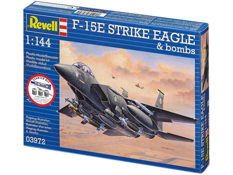 Revell McDonnell F-15E Strike Eagle & bombs (1:144) (Starter Kit)