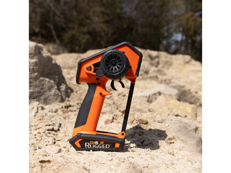 Spektrum DX6 Rugged DSMR oranžový