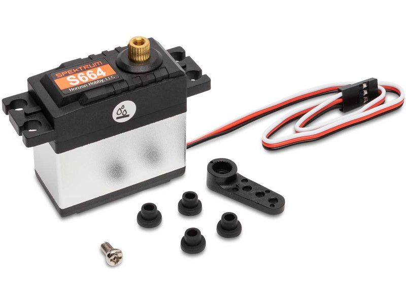 Spektrum servo S664 voděodolné, MG, 18.7kg.cm 0.166s/60° 25T