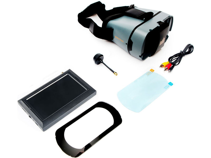 Spektrum FPV video monitor 4.3" s DVR a headsetem