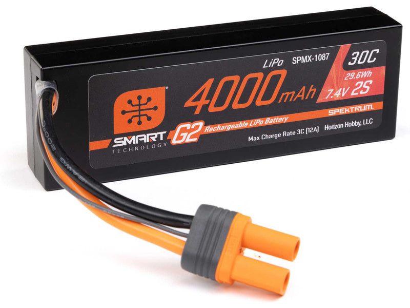 Spektrum Smart G2 LiPo 7.4V 4000mAh 30C IC5