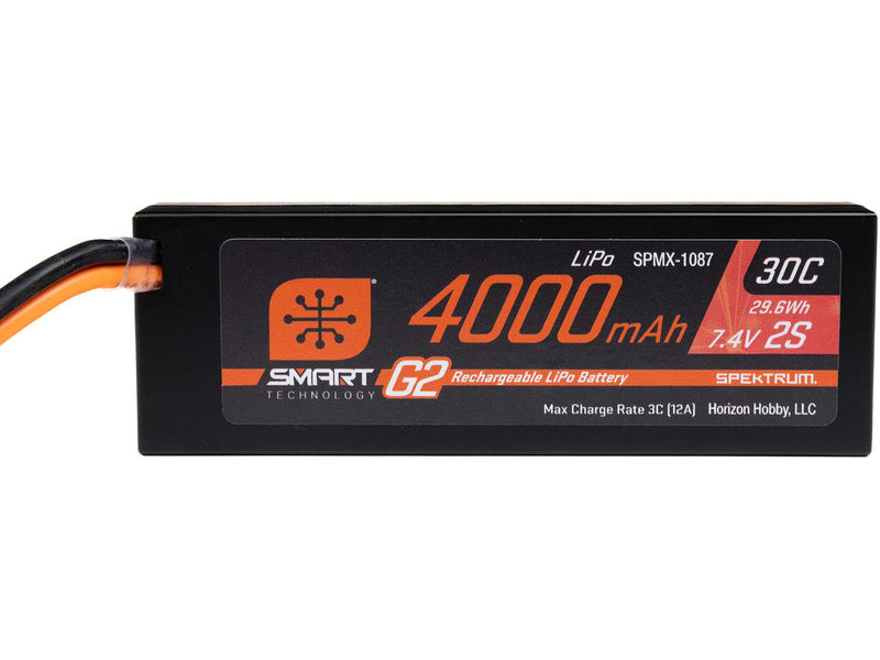 Spektrum Smart G2 LiPo 7.4V 4000mAh 30C IC5
