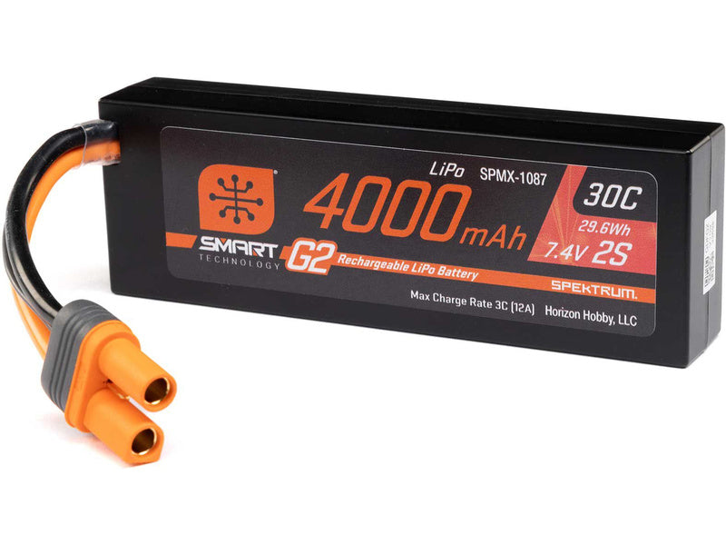 Spektrum Smart G2 LiPo 7.4V 4000mAh 30C IC5