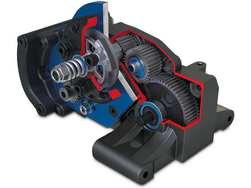 Traxxas Slash Mudboss 1:10 BL-2s RTR červený