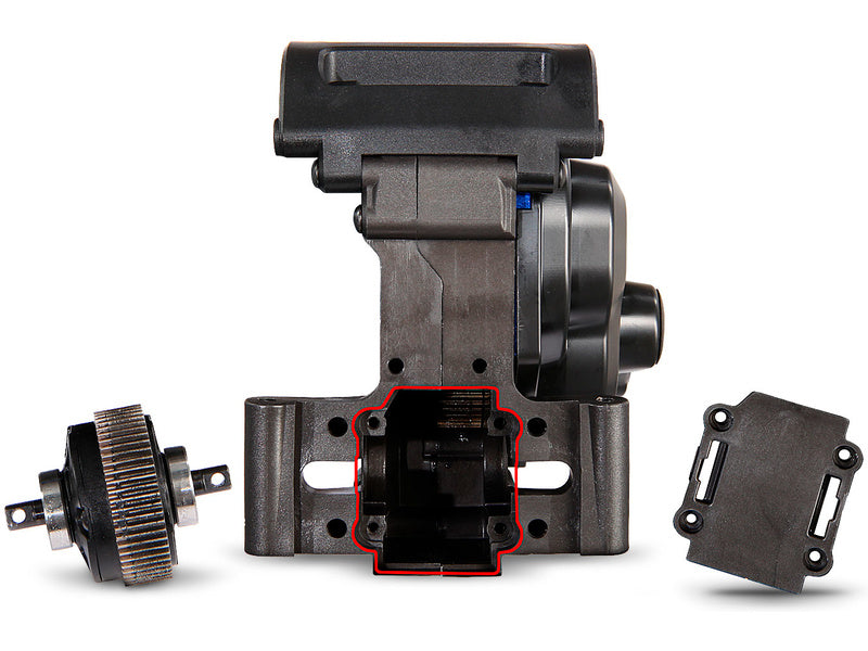 Traxxas Slash Mudboss 1:10 BL-2s RTR červený