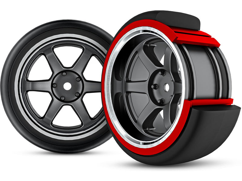 Traxxas 4-Tec Drift Ford Mustang 1:10 RTR červený