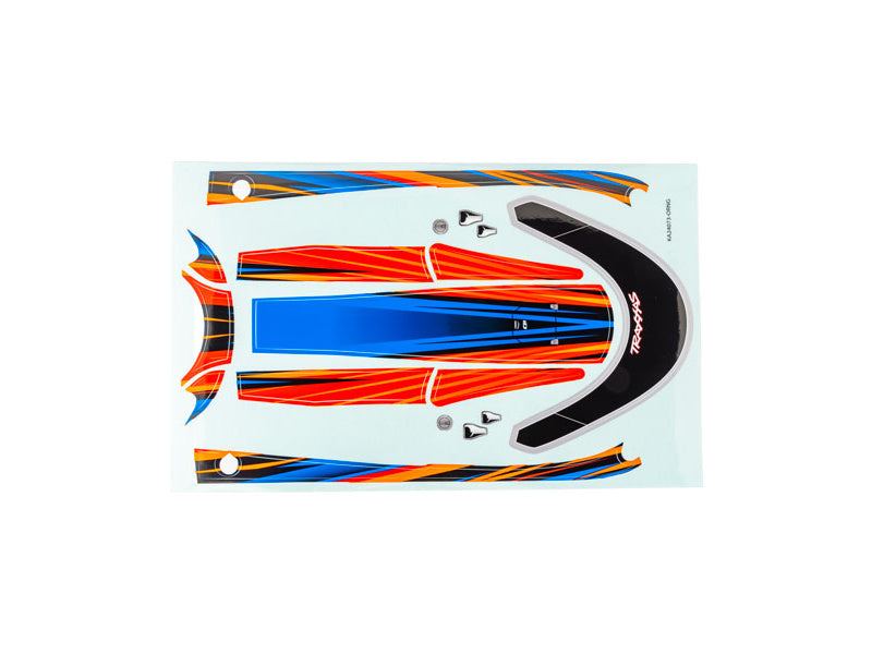 Traxxas samolepky paluby oranžová (pro Distruptor)