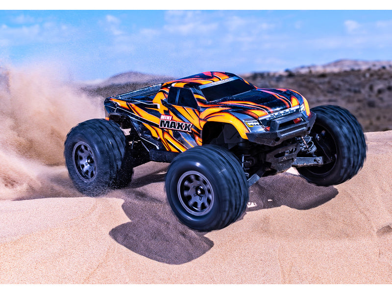 Traxxas Mini Maxx 1:12 BL-2s RTR černý