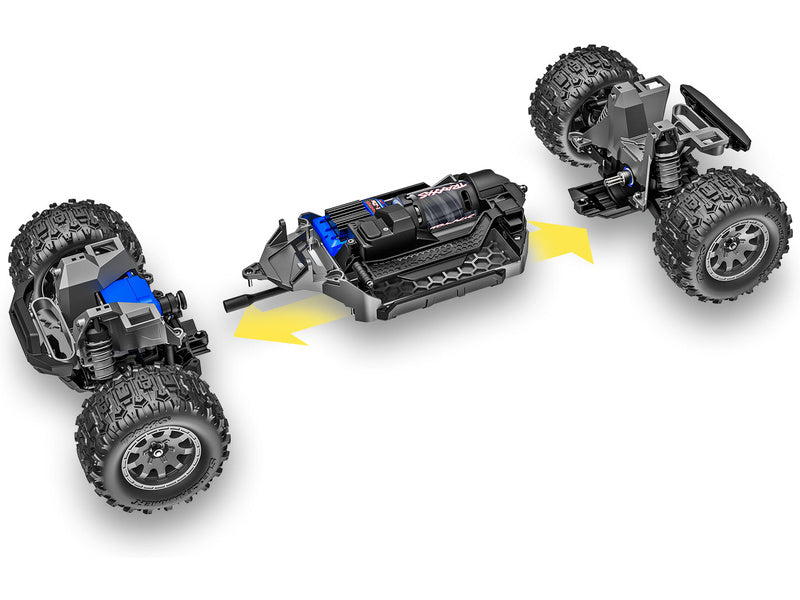 Traxxas Mini Maxx 1:12 BL-2s RTR černý