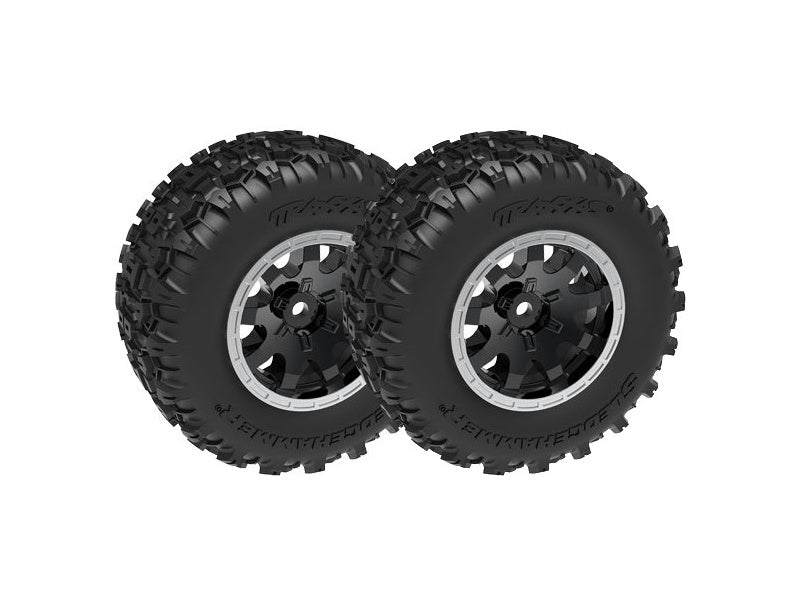 Traxxas kolo 2.1/2.6", disk černý, pneu Sledgehammer (zadní) (2)