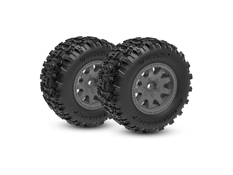 Traxxas kolo 2.1/2.6", disk šedý, pneu Sledgehammer (přední) (2)