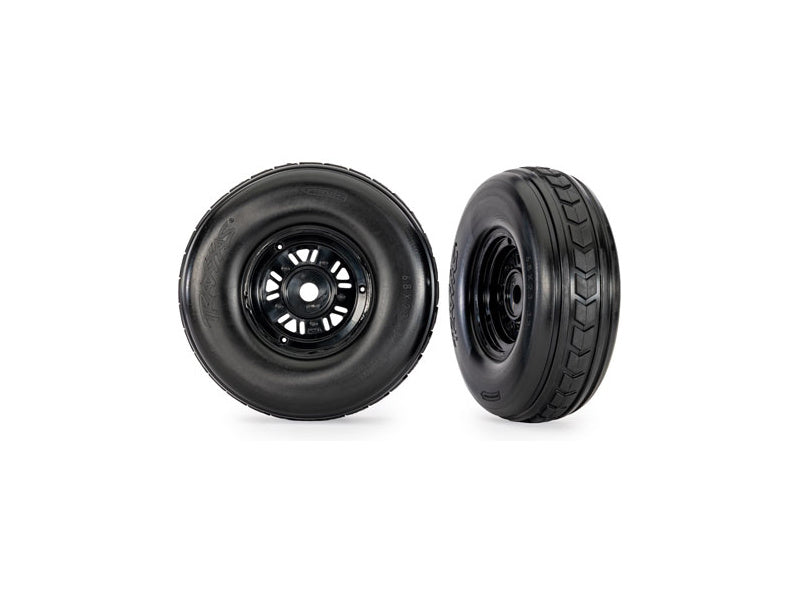 Traxxas kolo 3.2/4.9", disk Sand Car černý, pneu (přední) (pár)