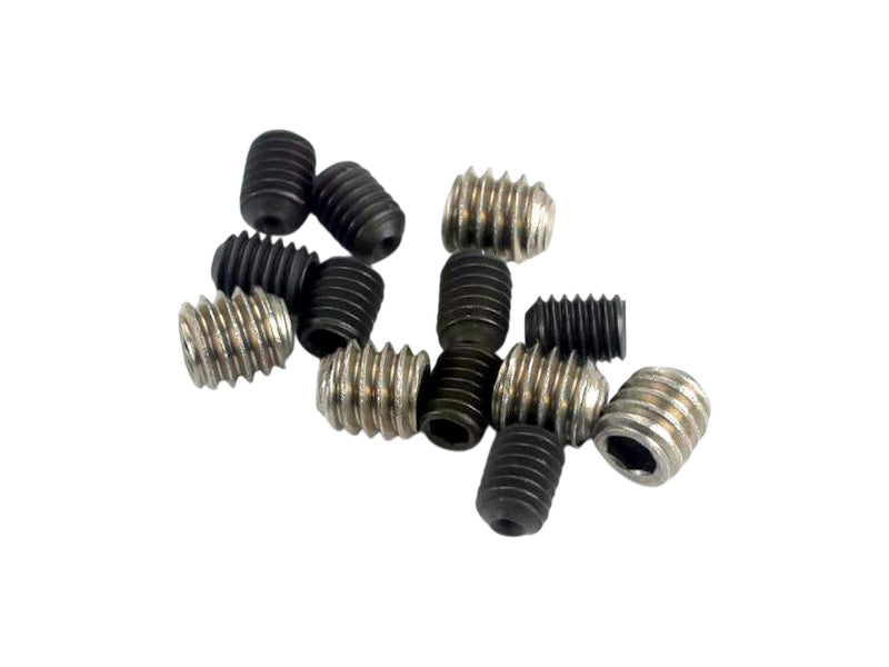 Traxxas červíky imbus ocel M3x4mm (4), nerez M4x4mm (4)