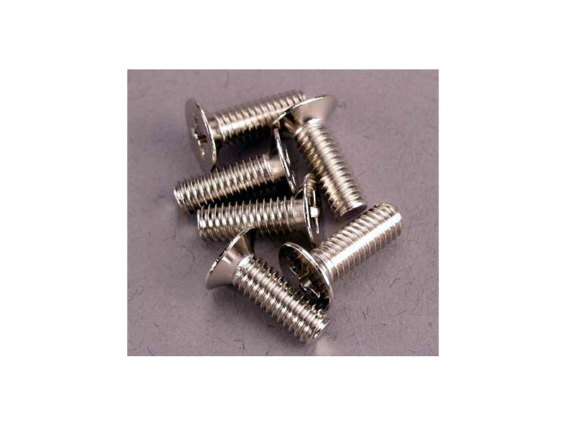 Traxxas šroub křížový M4x12mm zápustná hlava zink. (6)