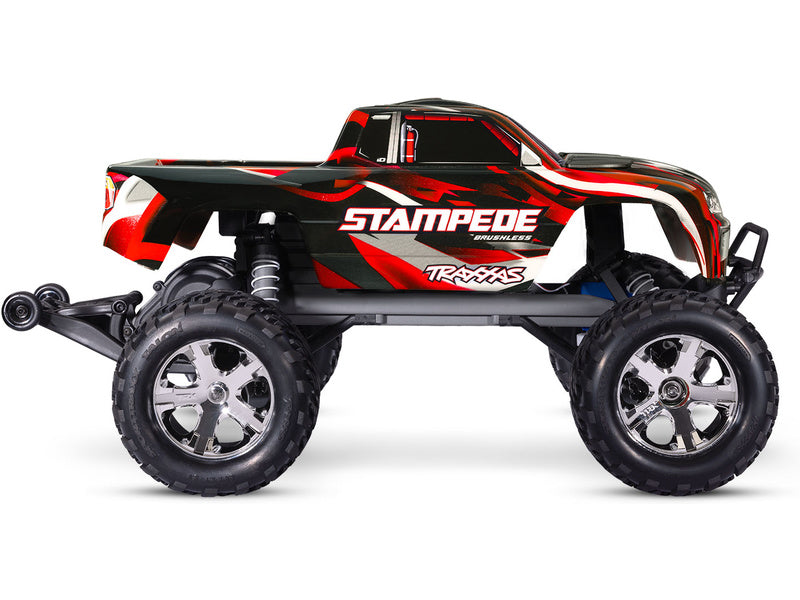 Traxxas Stampede 1:10 BL-2s RTR červený
