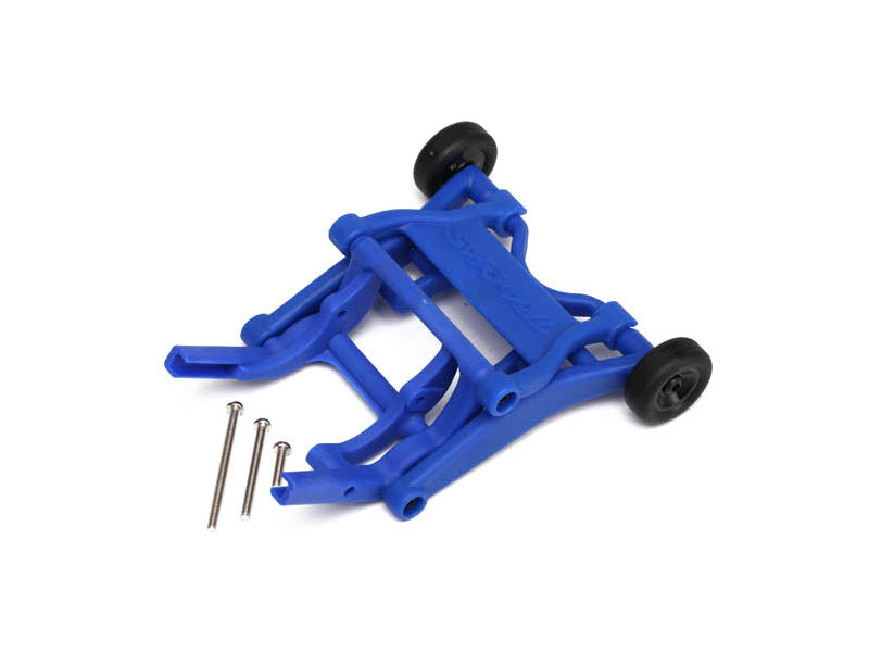 Traxxas sada opěrných koleček (wheelie) modrá
