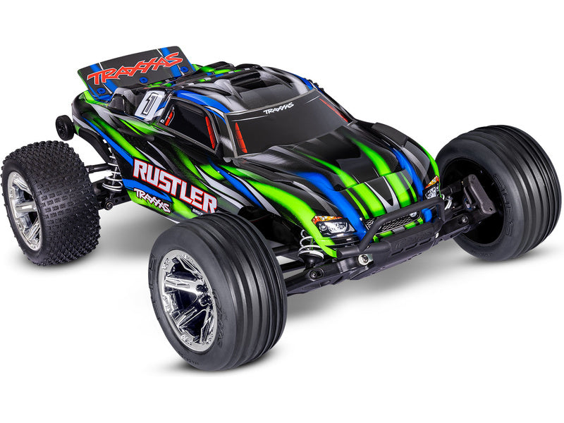 Traxxas Rustler 1:10 BL-2s RTR zelený
