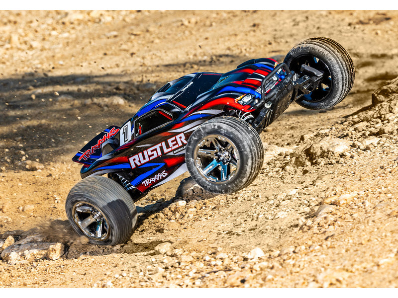 Traxxas Rustler 1:10 BL-2s RTR modrý