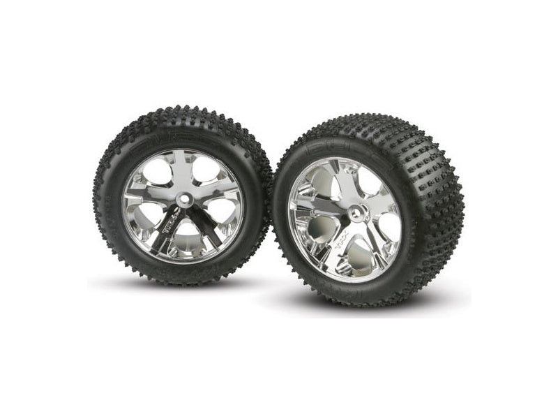 Traxxas kolo 2.8", disk All-Star stříbrný, pneu Alias (2) (zadní)