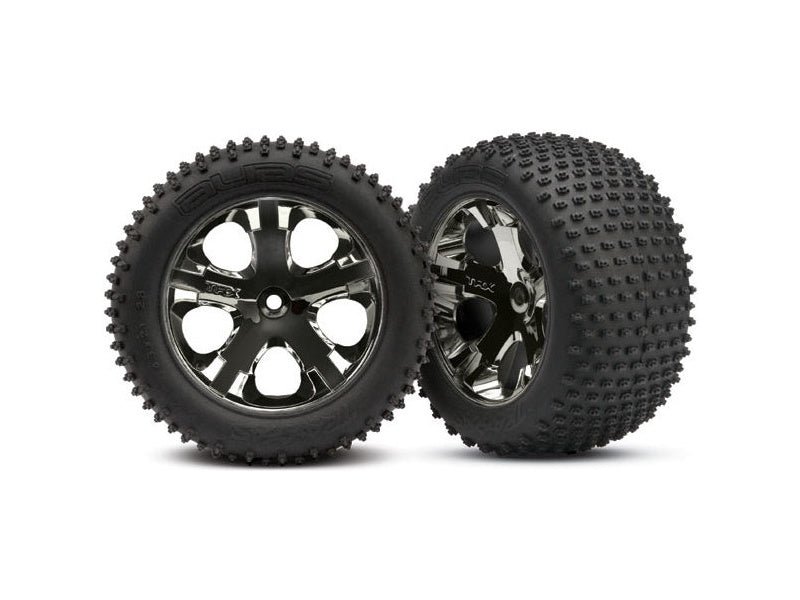 Traxxas kolo 2.8", disk All-Star černý chrom, pneu Alias (2) (zadní)