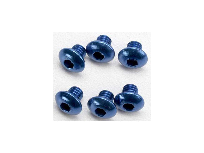 Traxxas šroub imbus M4x4mm půlkulatá hlava hliník (6)