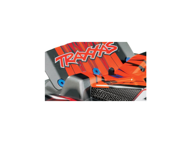 Traxxas Nitro Rustler 1:10 RTR stříbrno-červený