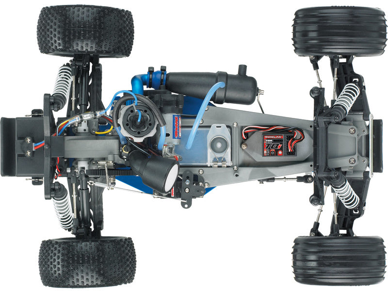 Traxxas Nitro Rustler 1:10 RTR modrý