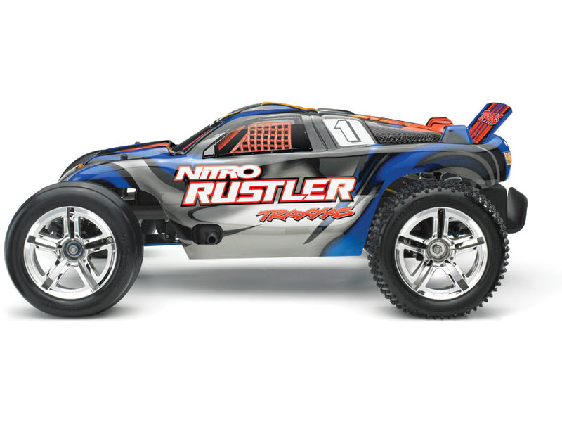Traxxas Nitro Rustler 1:10 RTR červený
