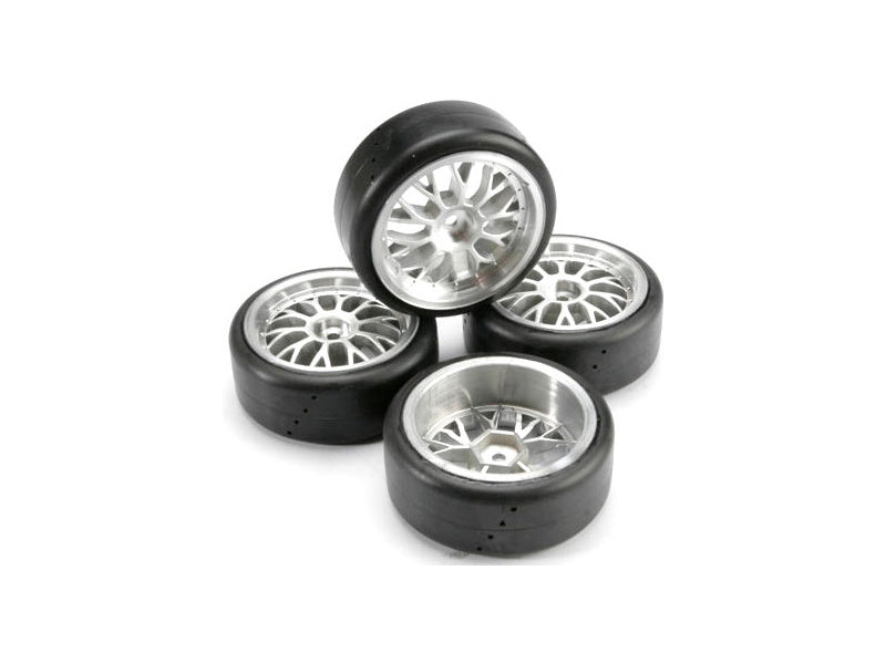 Traxxas kolo 2.0", disk Mesh saténový, pneu Pro-Trax (2 páry)
