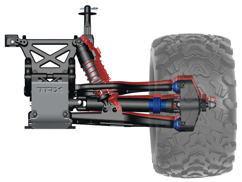 Traxxas Nitro T-Maxx 3.3 1:8 Bluetooth RTR červený