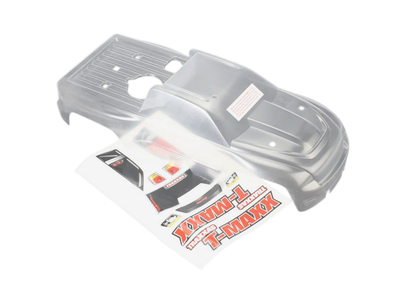 Traxxas karosérie čirá, samolepky: T-Maxx 3.3