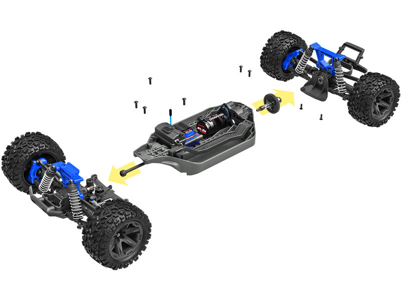 Traxxas Rustler 1:10 BL-2s 4WD RTR červený