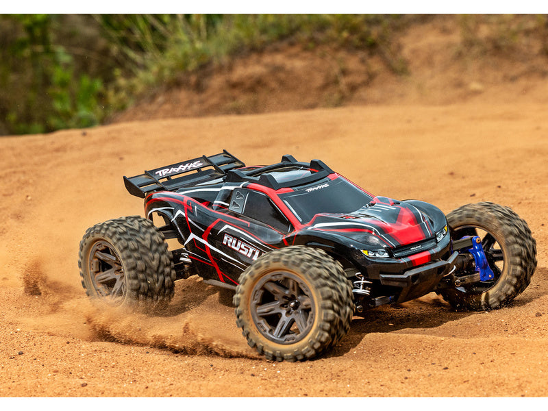 Traxxas Rustler 1:10 BL-2s 4WD RTR červený