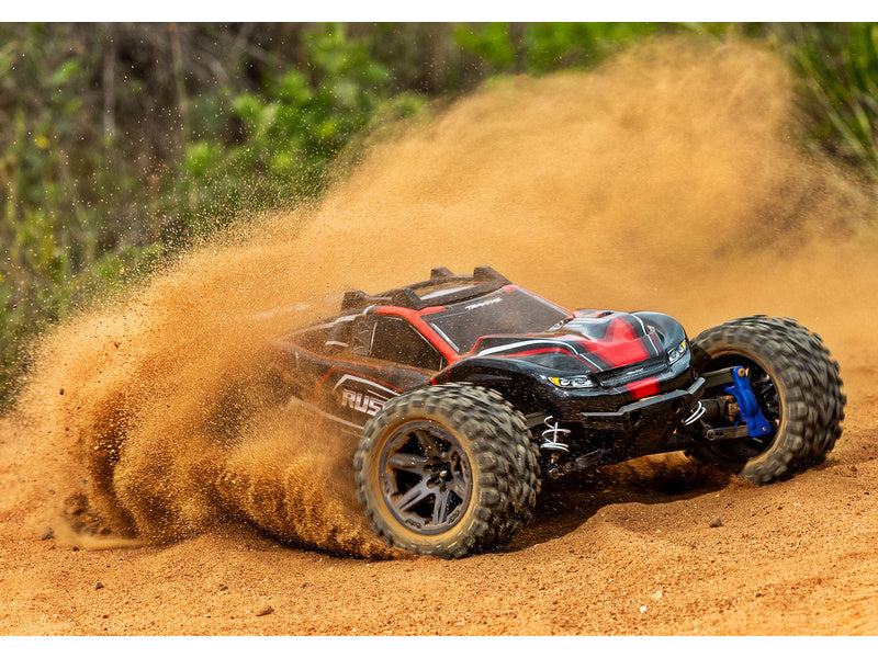 Traxxas Rustler 1:10 BL-2s 4WD RTR modrý