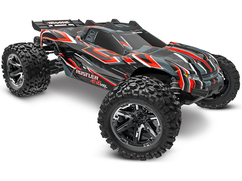 Traxxas Rustler 1:10 VXL HD 4WD RTR červený