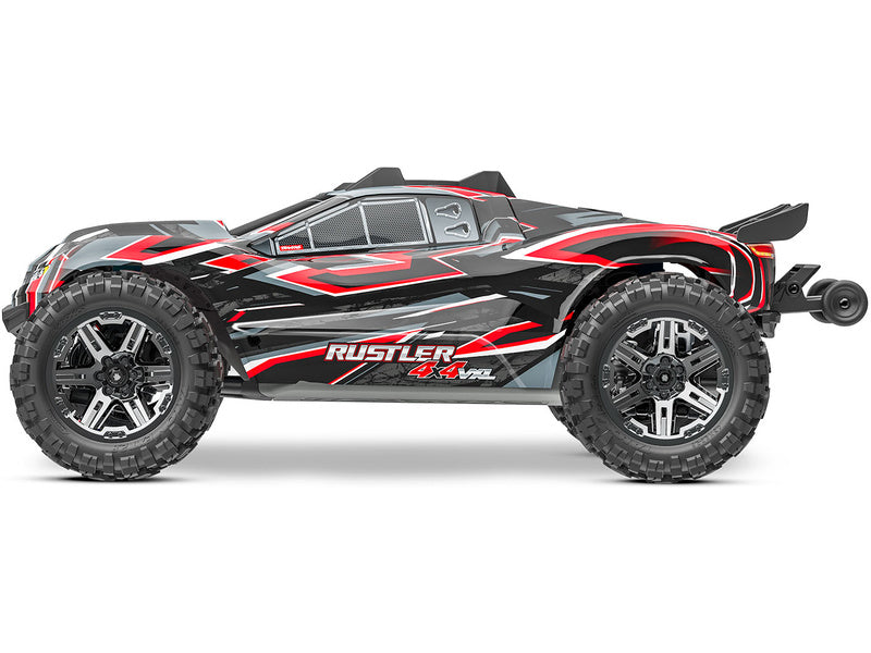Traxxas Rustler 1:10 VXL HD 4WD RTR červený