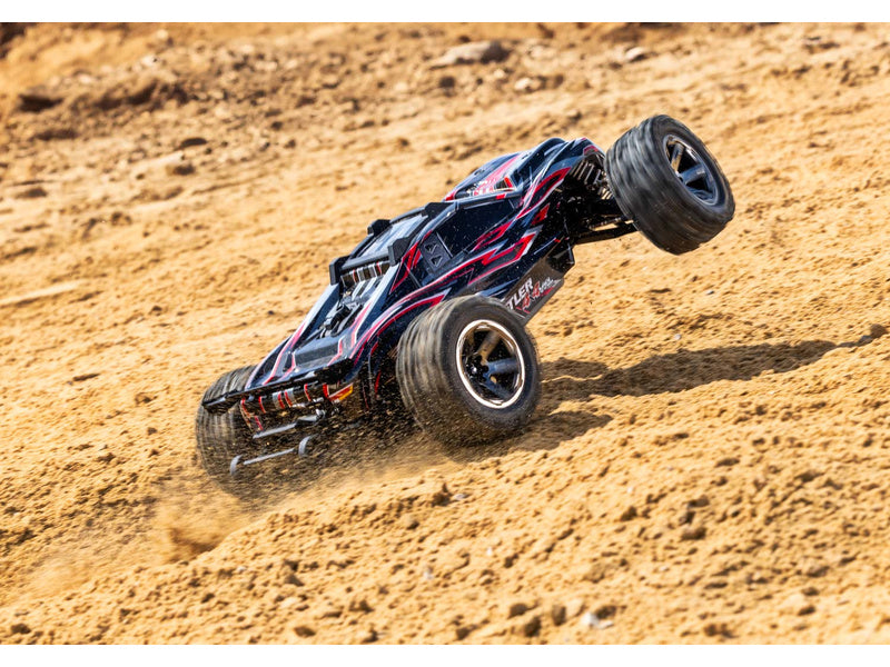 Traxxas Rustler 1:10 VXL HD 4WD RTR červený
