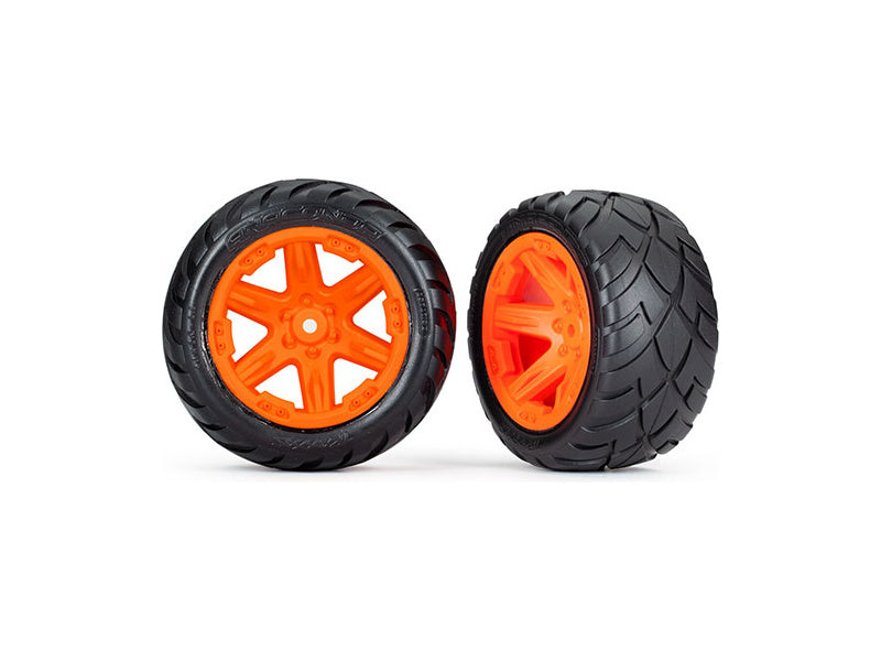 Traxxas kolo 2.8", disk RXT oranžový, pneu Anaconda (2WD zadní) (2)