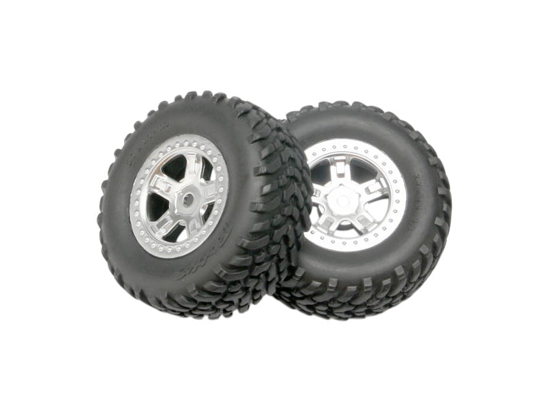 Traxxas kolo 1.4/1.8", disk SCT saténový, pneu SCT (2)